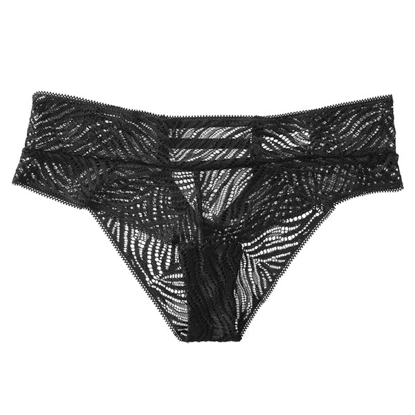 Cacheso Low-Rise Lace Panties | Breathable Cotton Gusset, Delicate Cutout Straps